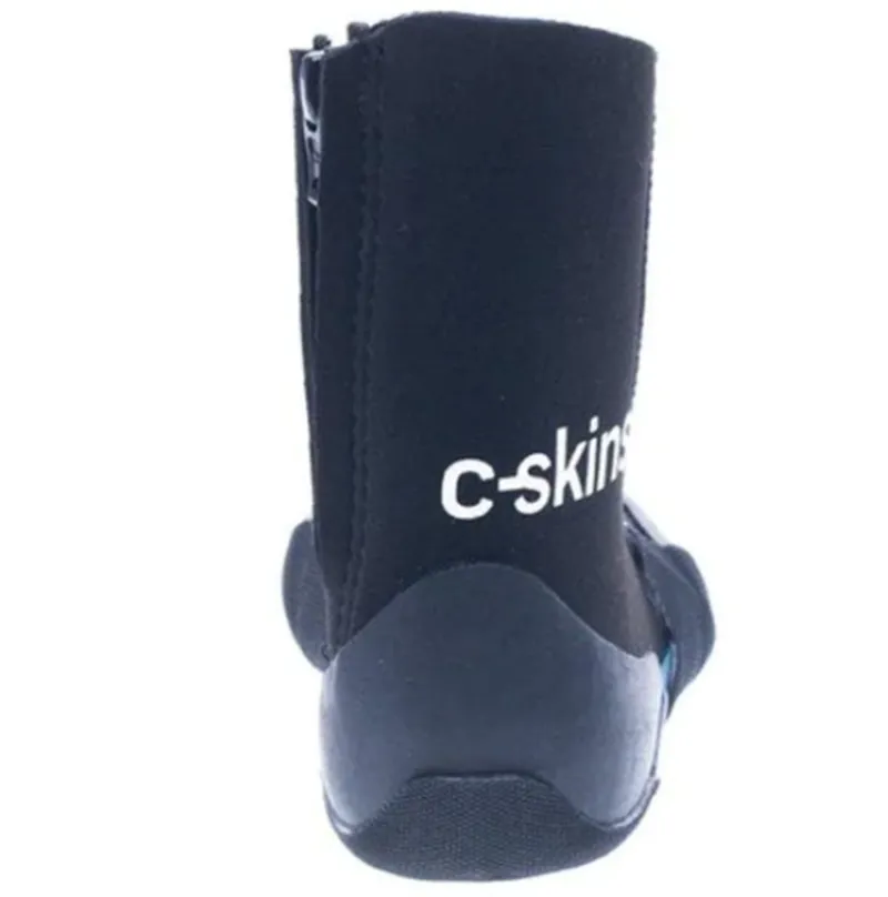 C-Skins Legend 3.5mm Junior Zipped Round Toe Boots-4